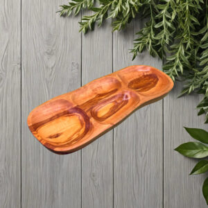 Olivenholz Snackschale länglich